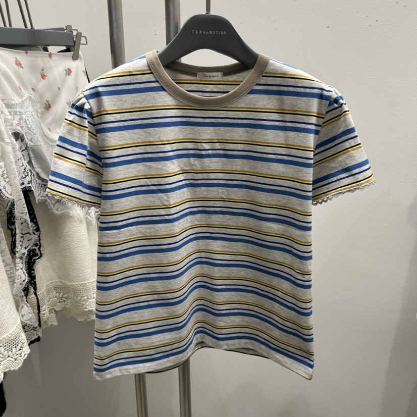 TARABY MOTION韓國代購女裝新品時尚休閑26春夏真品職業T恤TARABY MOTIONT恤圖色1