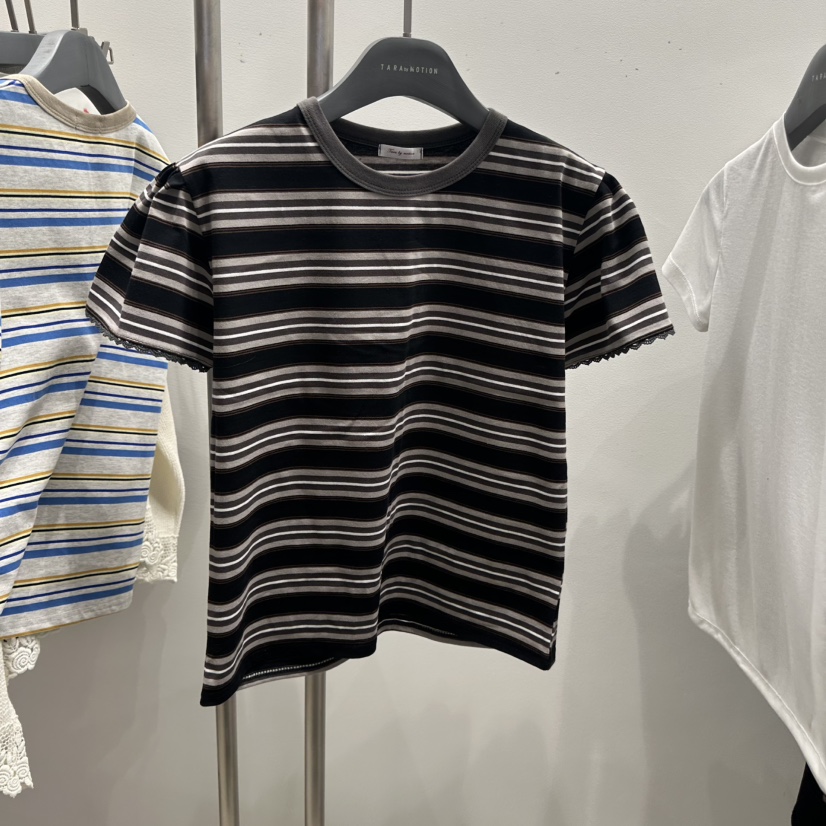 TARABY MOTION韓國代購女裝新品時尚休閑26春夏真品職業T恤TARABY MOTIONT恤圖色2