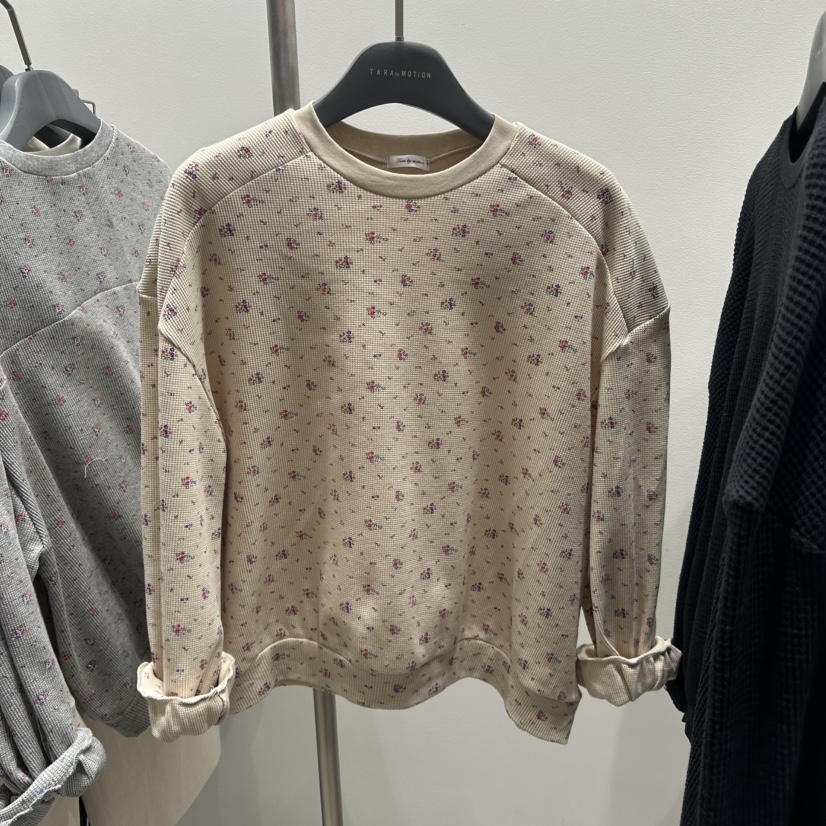 TARABY MOTION韓國代購女裝新品26春夏人氣時尚推薦衛衣TARABY MOTION衛衣圖色3米色