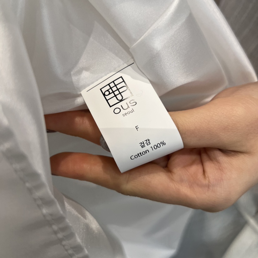 OUS/INCH-L東大門直郵女士新品時尚26春夏真品連衣裙蕾絲OUS/INCH連衣裙