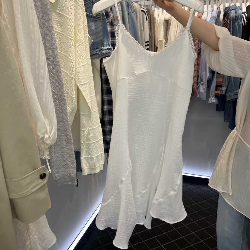 OUS/INCH-L東大門直郵女士新品時尚26春夏真品連衣裙蕾絲OUS/INCH連衣裙圖色1