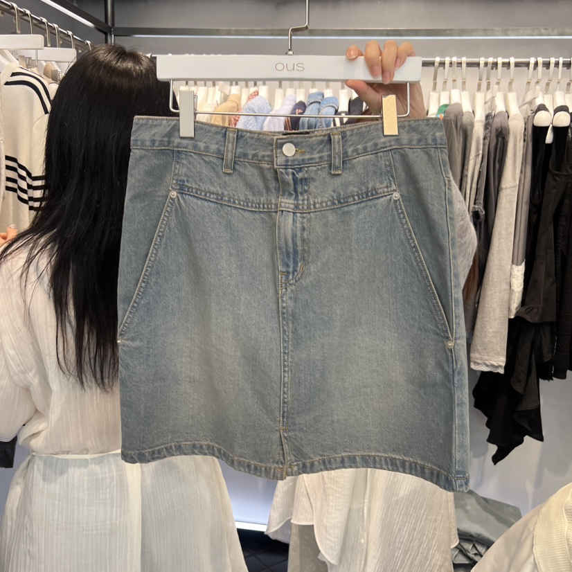 OUS/INCH-L韓國直郵女士新款時尚真品人氣職業休閑短裙OUS/INCH短裙圖色2