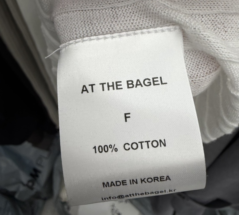 AT THE BAGEL韓國代購女士新款職業休閑推薦人氣針織衫AT THE BAGEL針織衫