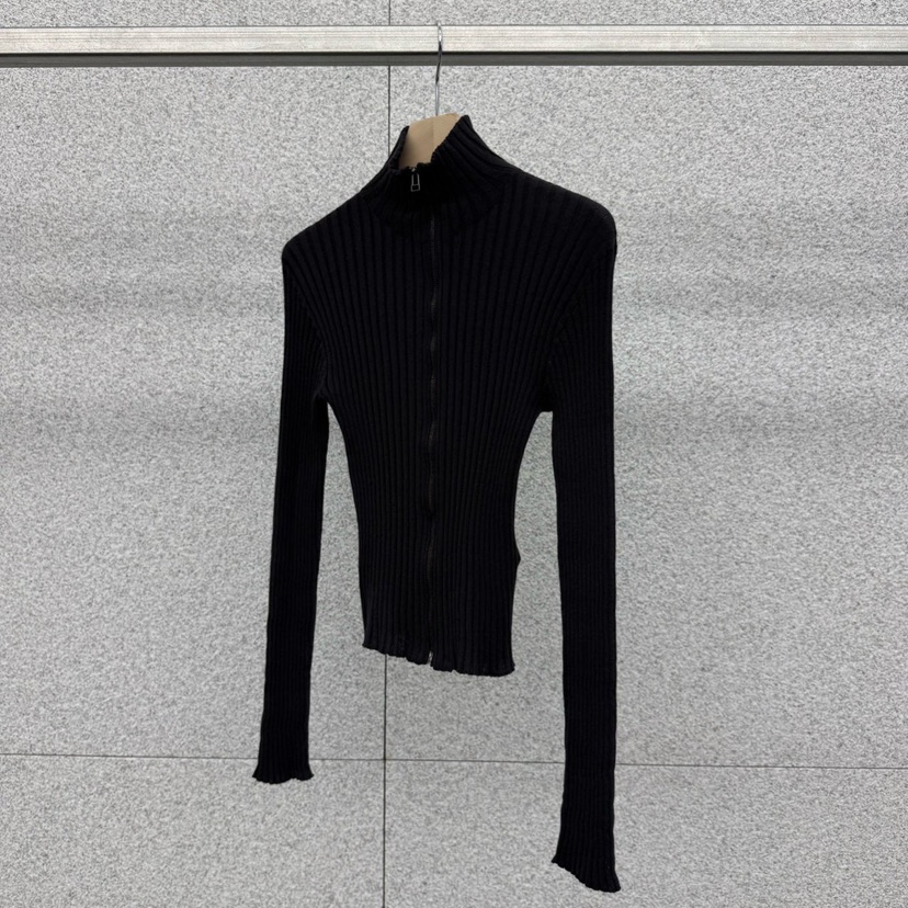 AT THE BAGEL韓國代購女士新款職業休閑推薦人氣針織衫AT THE BAGEL針織衫圖色4黑墨色