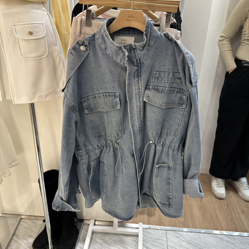 ABLESTUDIO韓國代購女裝新品推薦職業熱賣時尚人氣真品夾克ABLESTUDIO夾克圖色1