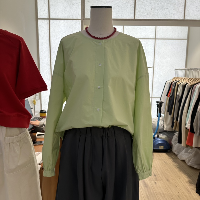 REVE-L東大門代購女裝新品職業人氣26春夏襯衫蕾絲衫兩面穿REVE-L襯衫/蕾絲衫圖色1