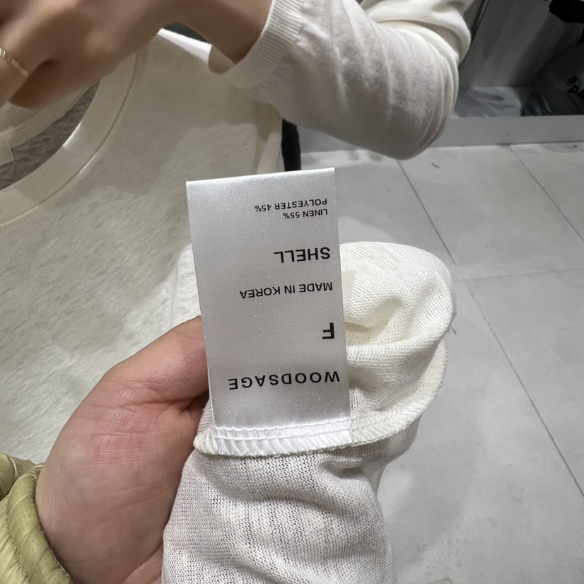 WOOD SAGE韓國代購女裝新款休閑26春夏時尚人氣真品熱賣T恤WOOD SAGET恤