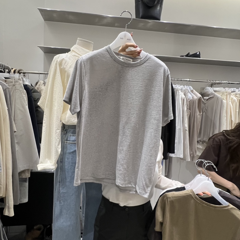 WOOD SAGE韓國代購女裝新款休閑26春夏時尚人氣真品熱賣T恤WOOD SAGET恤圖色4