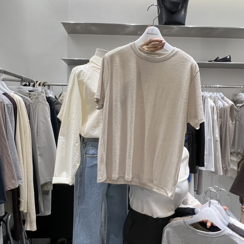 WOOD SAGE韓國代購女裝新款休閑26春夏時尚人氣真品熱賣T恤WOOD SAGET恤圖色6
