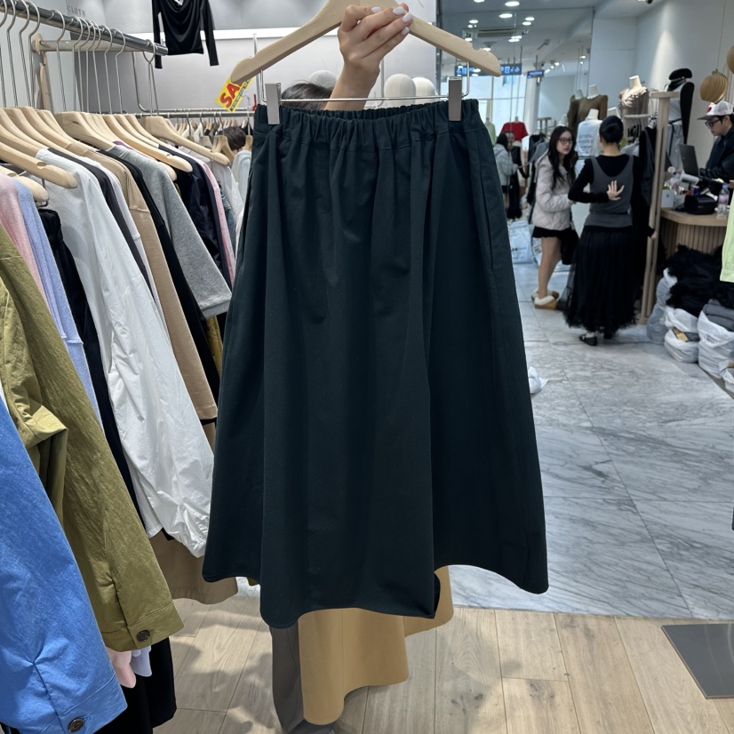 REVE-L東大門直郵女裝新品推薦真品26春夏休閑熱賣長裙口袋REVE-L長裙