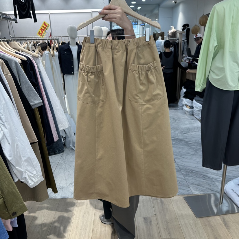 REVE-L東大門直郵女裝新品推薦真品26春夏休閑熱賣長裙口袋REVE-L長裙圖色2