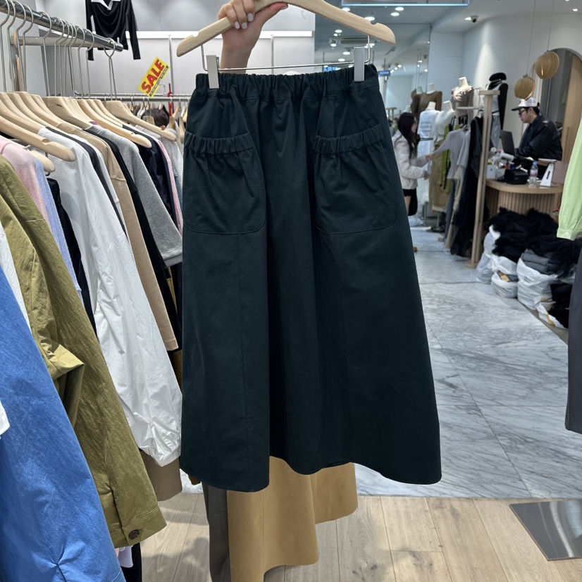 REVE-L東大門直郵女裝新品推薦真品26春夏休閑熱賣長裙口袋REVE-L長裙圖色3