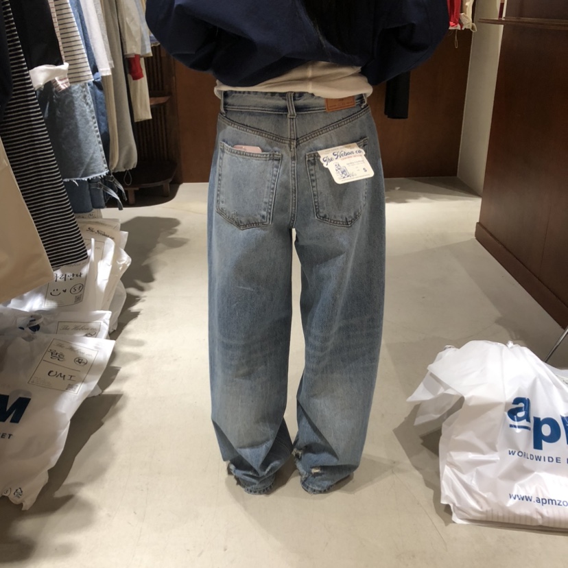 HEBON東大門直郵女士新品職業真品26春夏時尚休閑熱賣牛仔褲HEBON牛仔褲