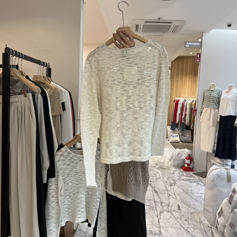 LA MAGIE FEMME東大門直郵女士新款真品熱賣推薦長袖T恤Lamagie Femme長袖T恤