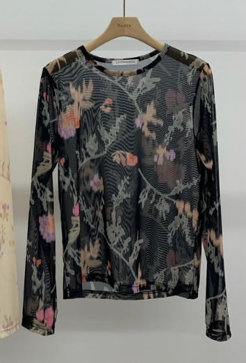 LOVE MY SANTA東大門實拍女裝新品真品休閑時尚長袖T恤Santa/LOVE MY SANTA長袖T恤圖色2