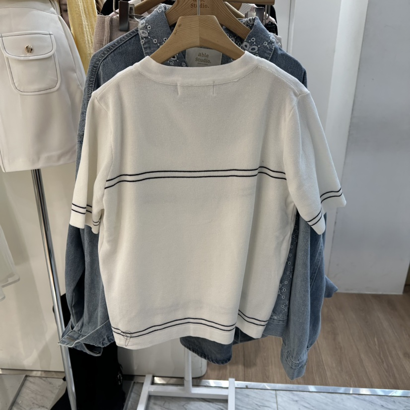 ABLESTUDIO東大門直郵女士新品休閑職業推薦熱賣26春夏T恤套裝ABLESTUDIOT恤