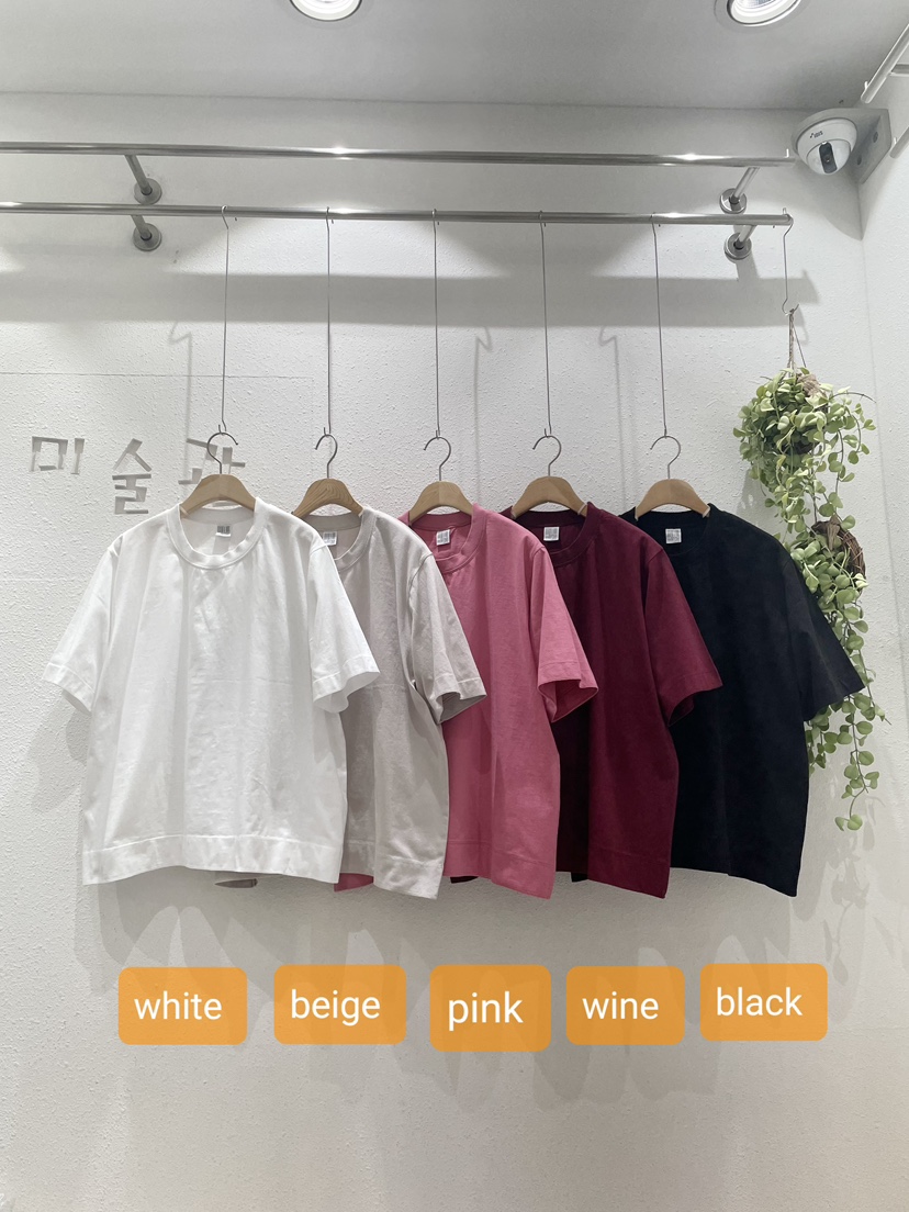 GALLERY-A韓國代購女士新款休閑熱賣26春夏職業T恤雙排扣GALLERYT恤