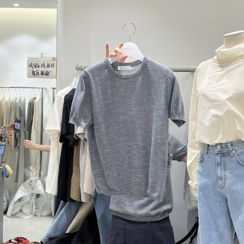 WOOD SAGE東大門直郵女裝新款時尚休閑真品職業熱賣針織衫WOOD SAGE針織衫圖色2