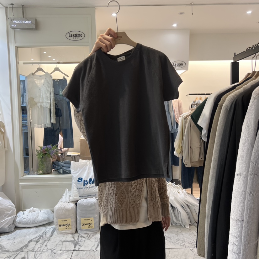 LA MAGIE FEMME東大門直郵女裝新款真品職業時尚熱賣T恤Lamagie FemmeT恤圖色4