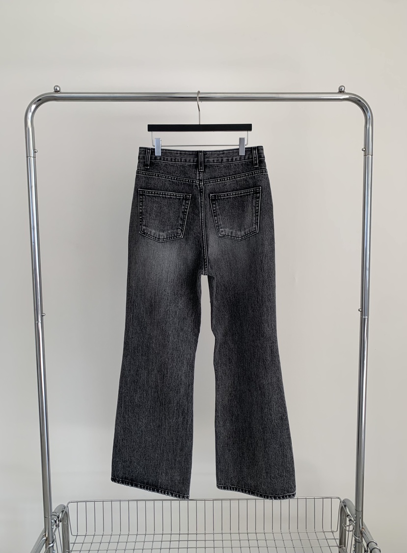 EST東大門實拍女裝新款時尚職業真品26春夏休閑牛仔褲喇叭EST_牛仔褲