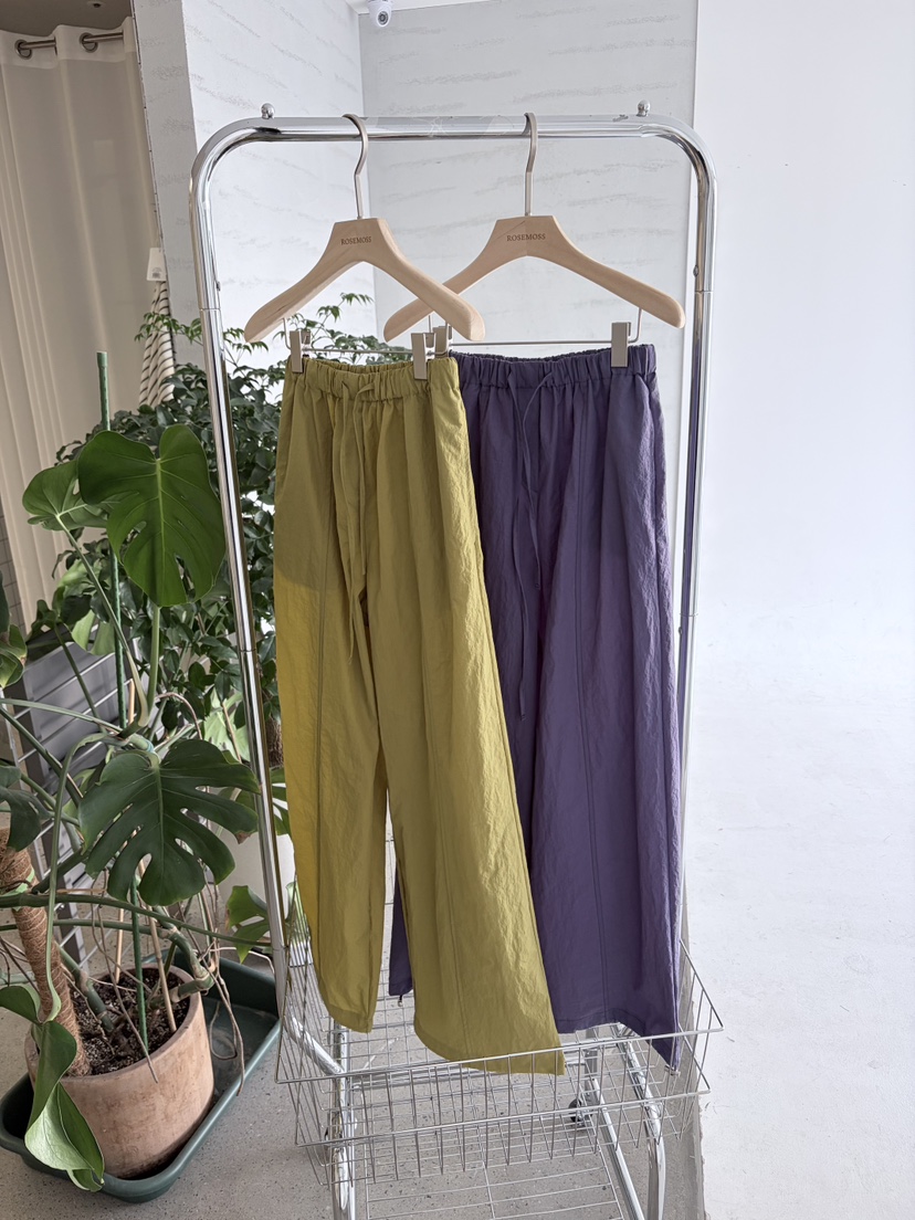 ORDINARYA東大門直郵女士新品26春夏推薦職業真品休閑褲尼龍ROESMMOSS休閑褲