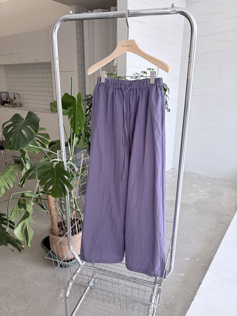 ORDINARYA東大門直郵女士新品26春夏推薦職業真品休閑褲尼龍ROESMMOSS休閑褲圖色2