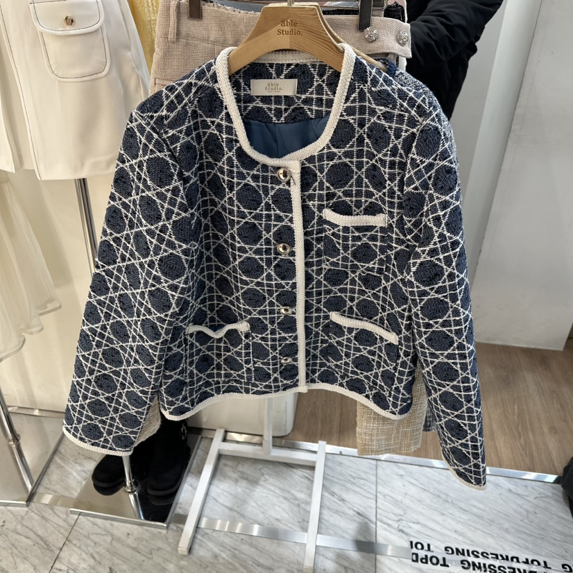 ABLESTUDIO東大門代購女士新品職業人氣26春夏時尚推薦夾克ABLESTUDIO夾克圖色1