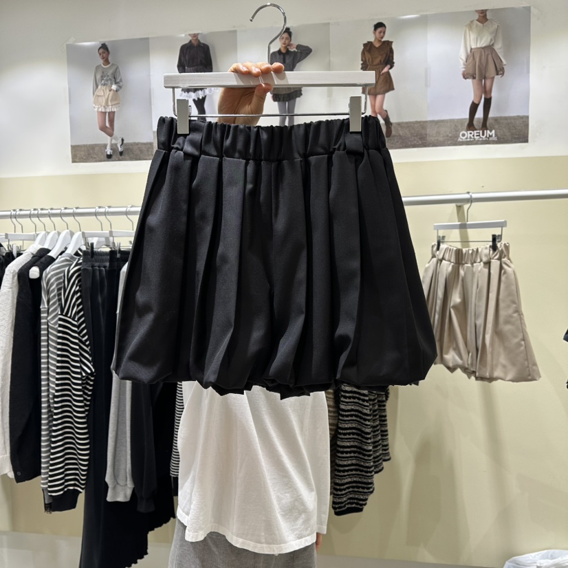 OREUM東大門直郵女士新款時尚熱賣休閑職業人氣推薦26春夏短褲OREUM短褲圖色3黑色