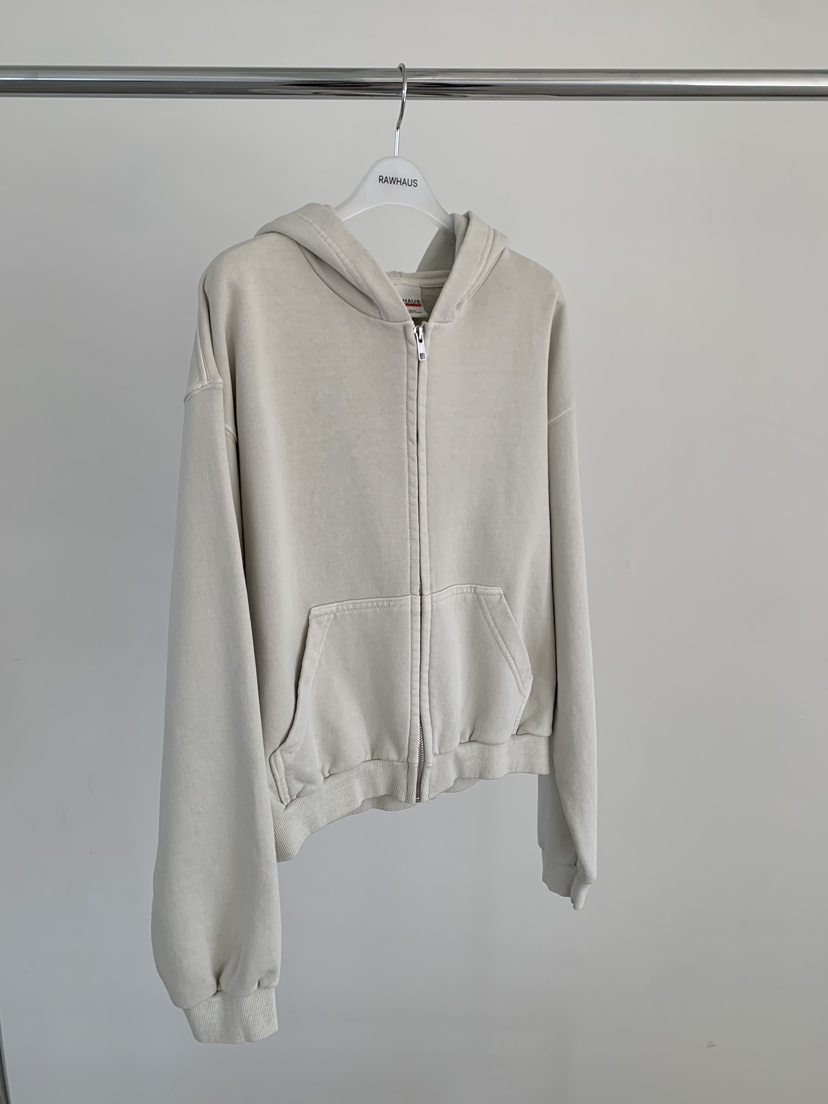 EST東大門實拍女裝新品推薦熱賣人氣衛衣連帽拉鏈衫水洗短款EST_衛衣圖色1