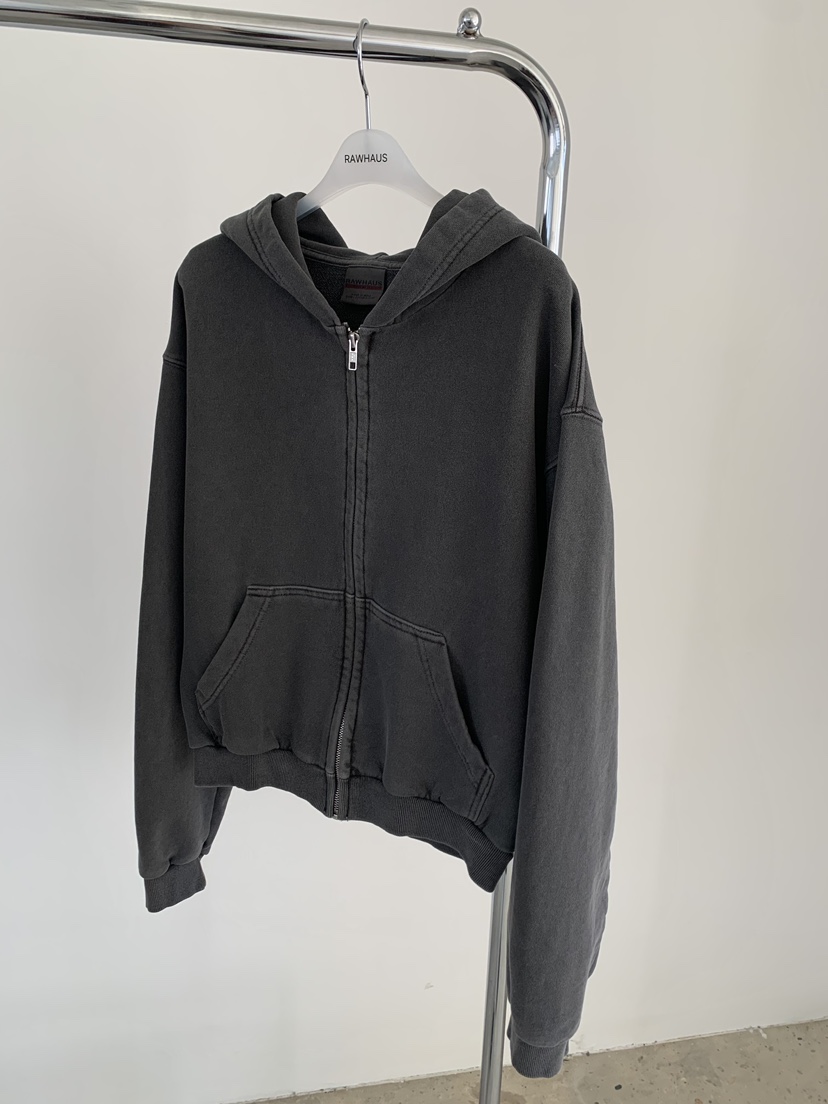 EST東大門實拍女裝新品推薦熱賣人氣衛衣連帽拉鏈衫水洗短款EST_衛衣圖色3