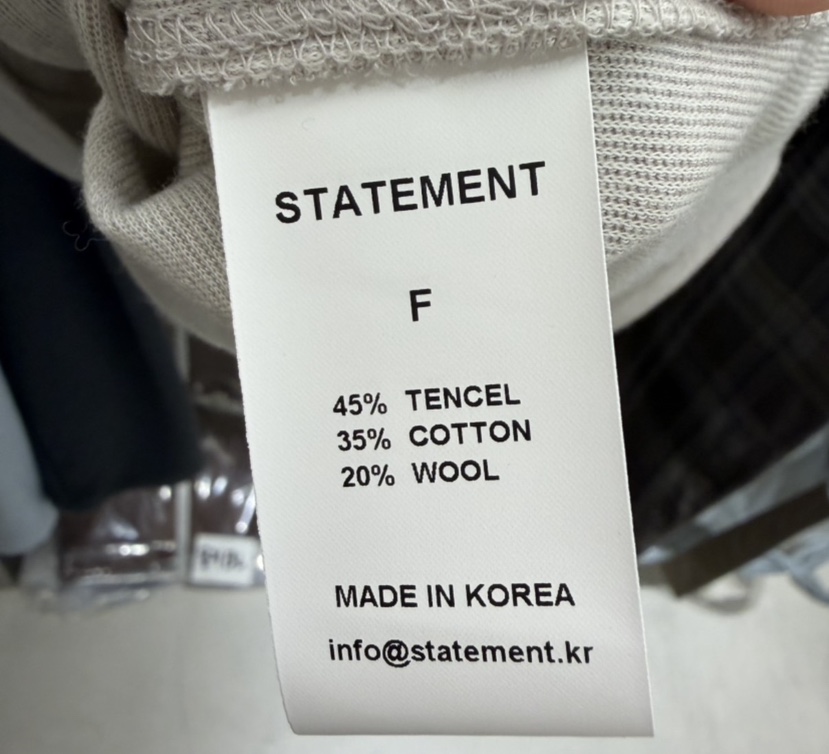 STATEMENT韓國直郵女士新品人氣熱賣真品時尚推薦長袖T恤STATEMENT長袖T恤