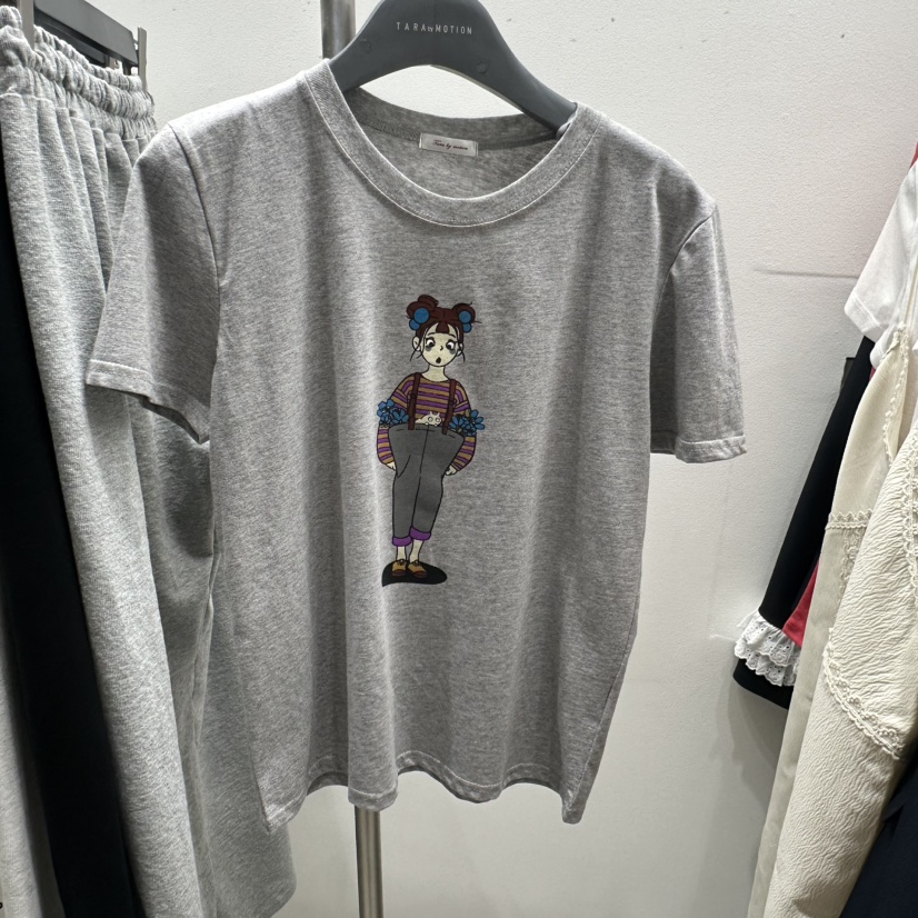 TARABY MOTION東大門實拍女士新品真品時尚職業26春夏T恤TARABY MOTIONT恤圖色2