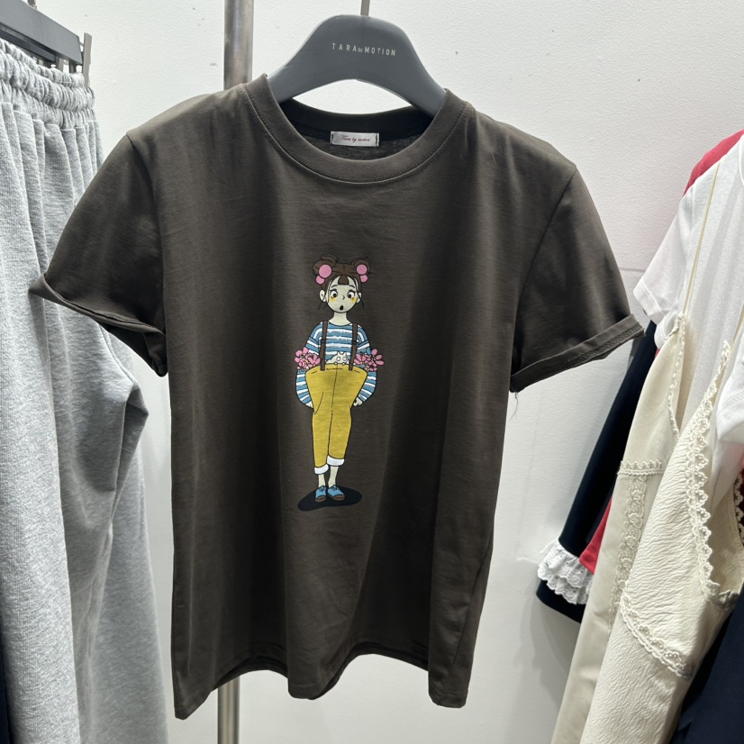 TARABY MOTION東大門實拍女士新品真品時尚職業26春夏T恤TARABY MOTIONT恤圖色5