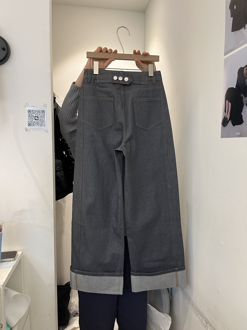 OUVIR東大門實拍女裝新款職業熱賣人氣真品時尚26春夏牛仔褲O.V.R/OUVIR牛仔褲