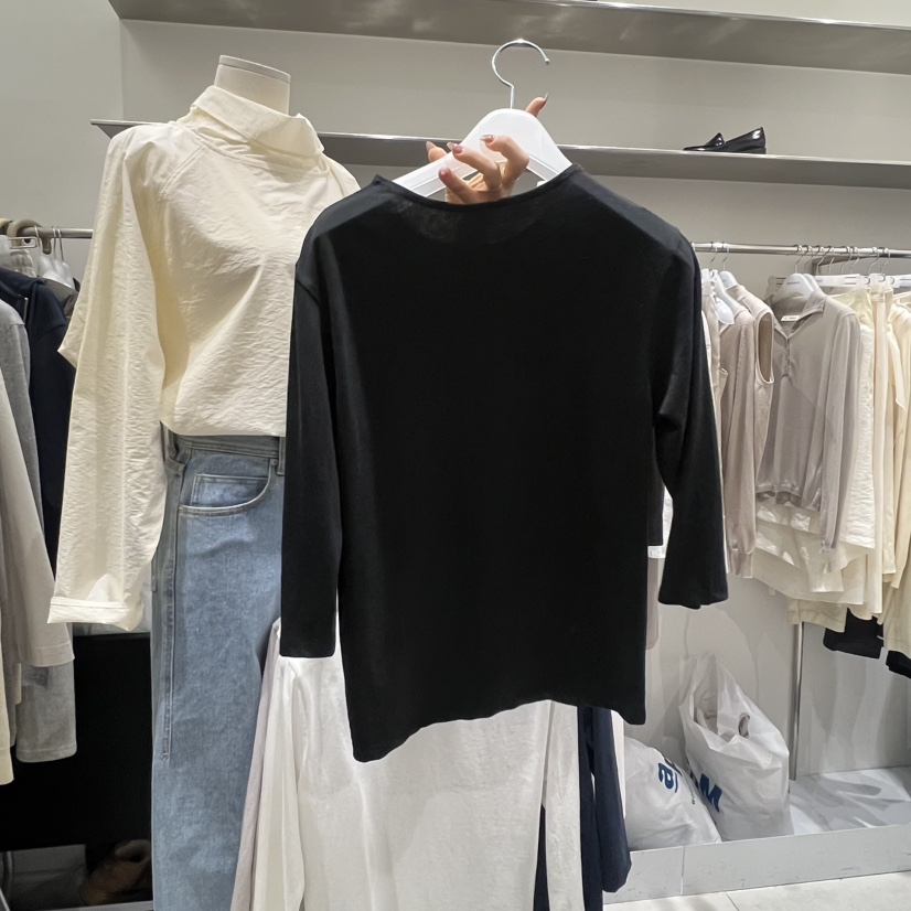 WOOD SAGE韓國代購女士新品時尚26春夏推薦休閑熱賣長袖T恤WOOD SAGE長袖T恤