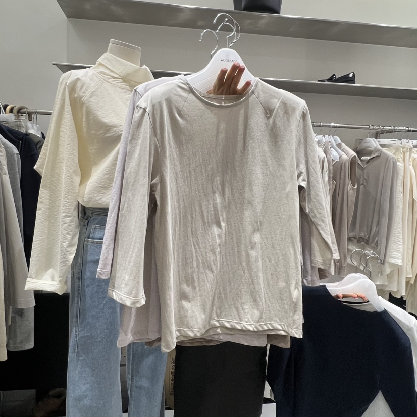 WOOD SAGE韓國代購女士新品時尚26春夏推薦休閑熱賣長袖T恤WOOD SAGE長袖T恤圖色4