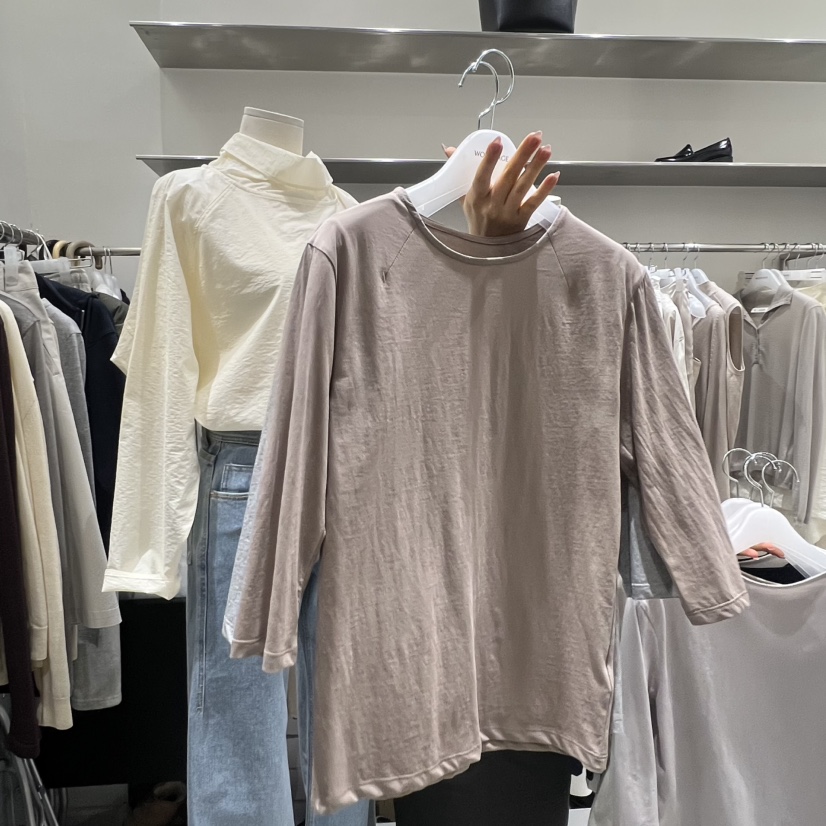 WOOD SAGE韓國代購女士新品時尚26春夏推薦休閑熱賣長袖T恤WOOD SAGE長袖T恤圖色6