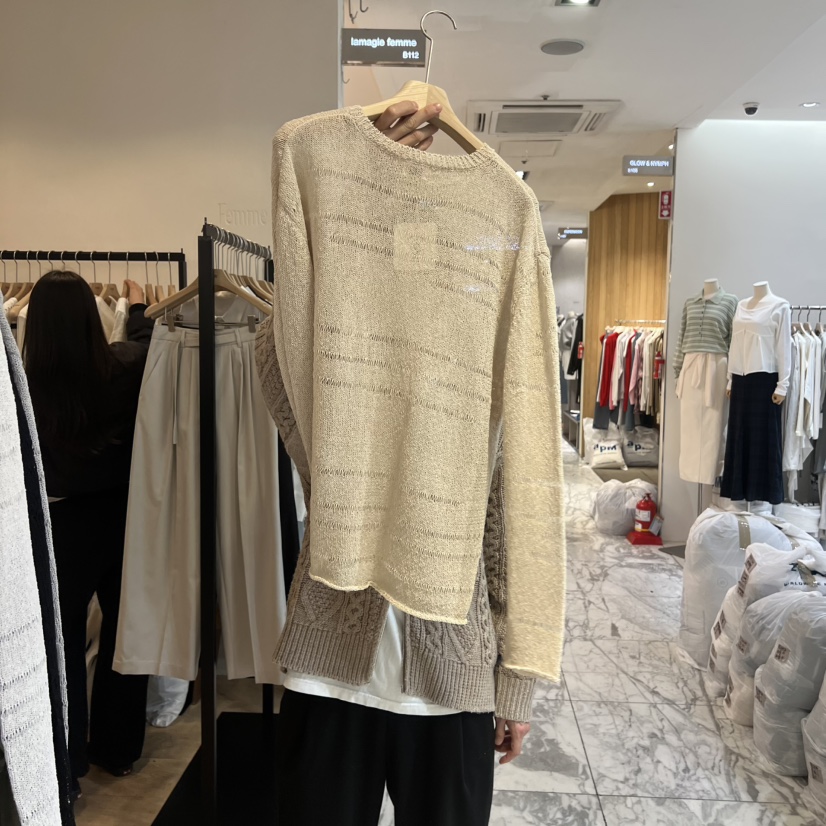 LA MAGIE FEMME東大門實拍女士新品休閑真品人氣針織衫Lamagie Femme針織衫