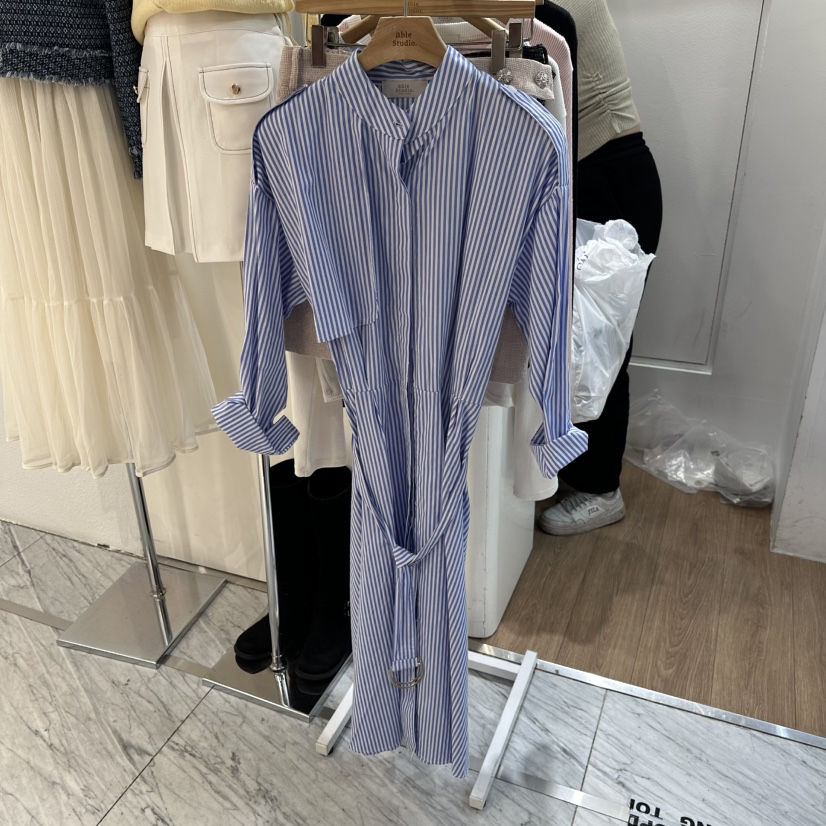 ABLESTUDIO東大門實拍女士新款人氣熱賣真品時尚連衣裙腰帶ABLESTUDIO連衣裙圖色2