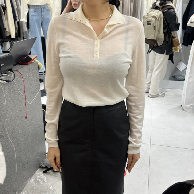 WOOD SAGE韓國代購女士新款人氣真品休閑推薦針織衫高領WOOD SAGE針織衫圖色1