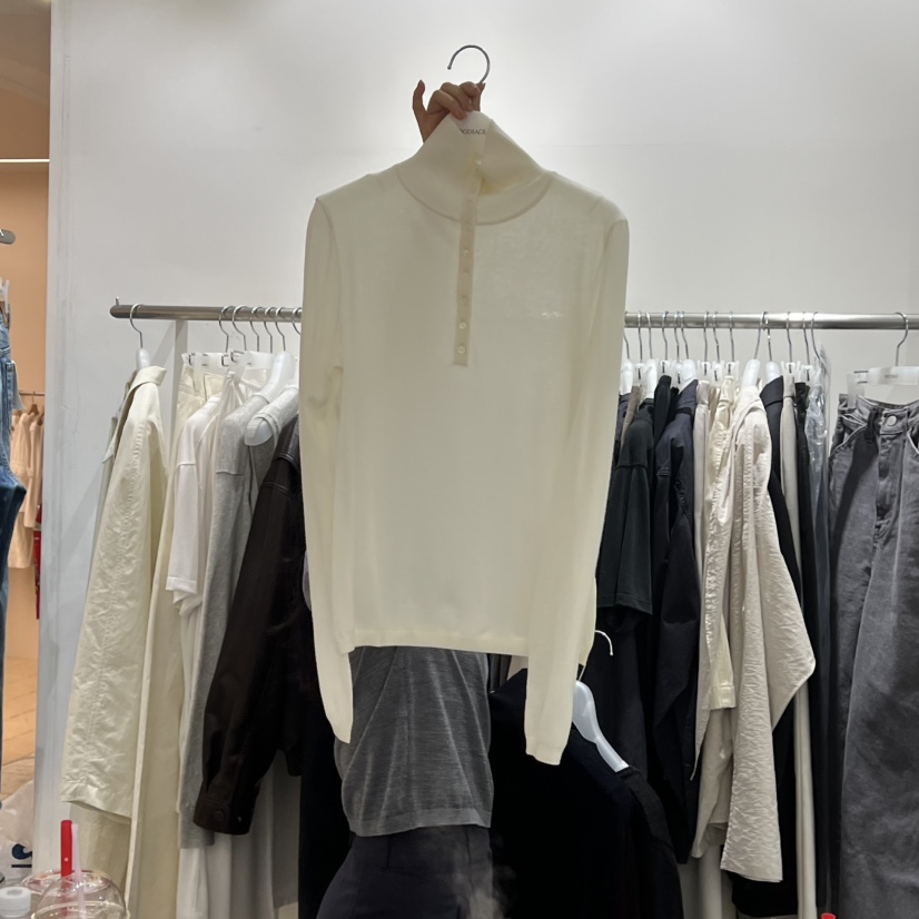 WOOD SAGE韓國代購女士新款人氣真品休閑推薦針織衫高領WOOD SAGE針織衫圖色4