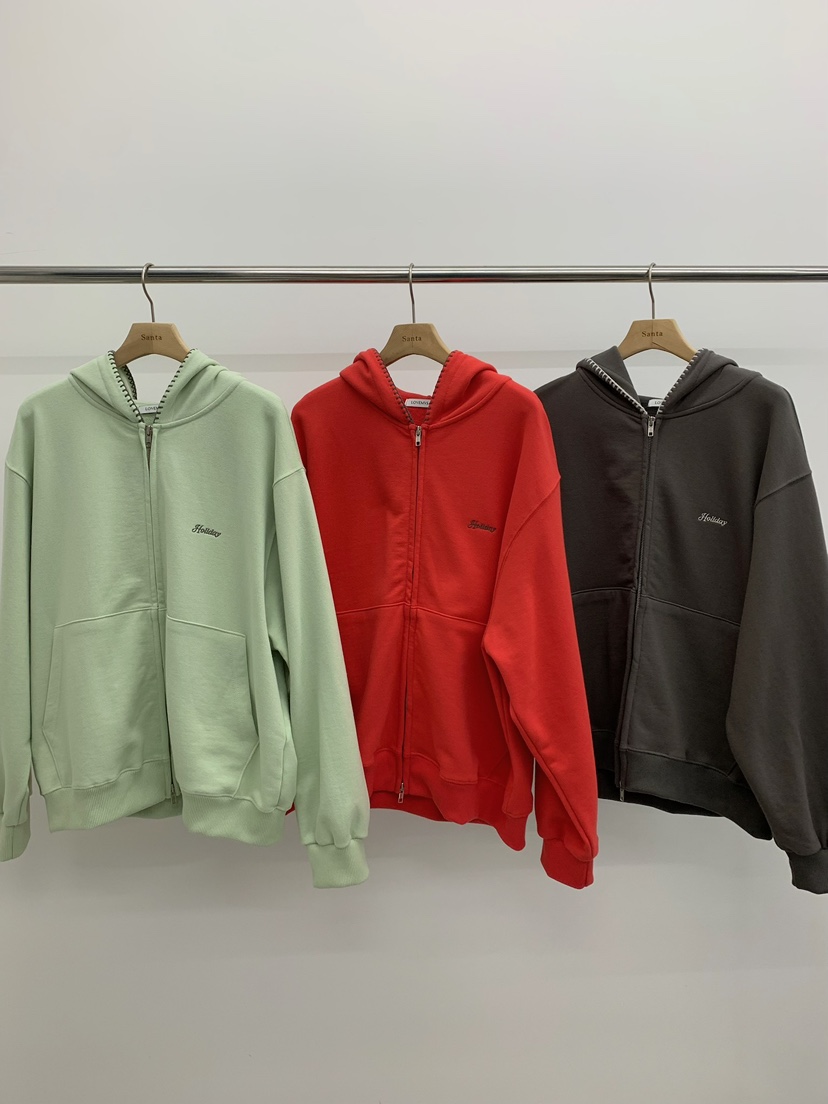 LOVE MY SANTA韓國代購女士新品推薦時尚人氣真品夾克拉鏈Santa/LOVE MY SANTA夾克