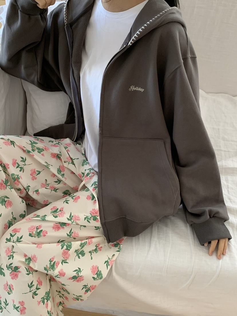 LOVE MY SANTA韓國代購女士新品推薦時尚人氣真品夾克拉鏈Santa/LOVE MY SANTA夾克圖色3