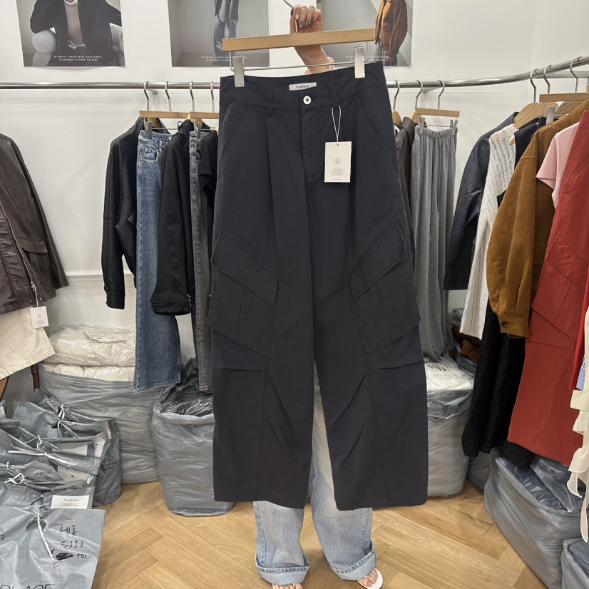 NOWHERE韓國代購女裝新款真品推薦26春夏休閑休閑褲工裝褲NOWHERE休閑褲圖色3