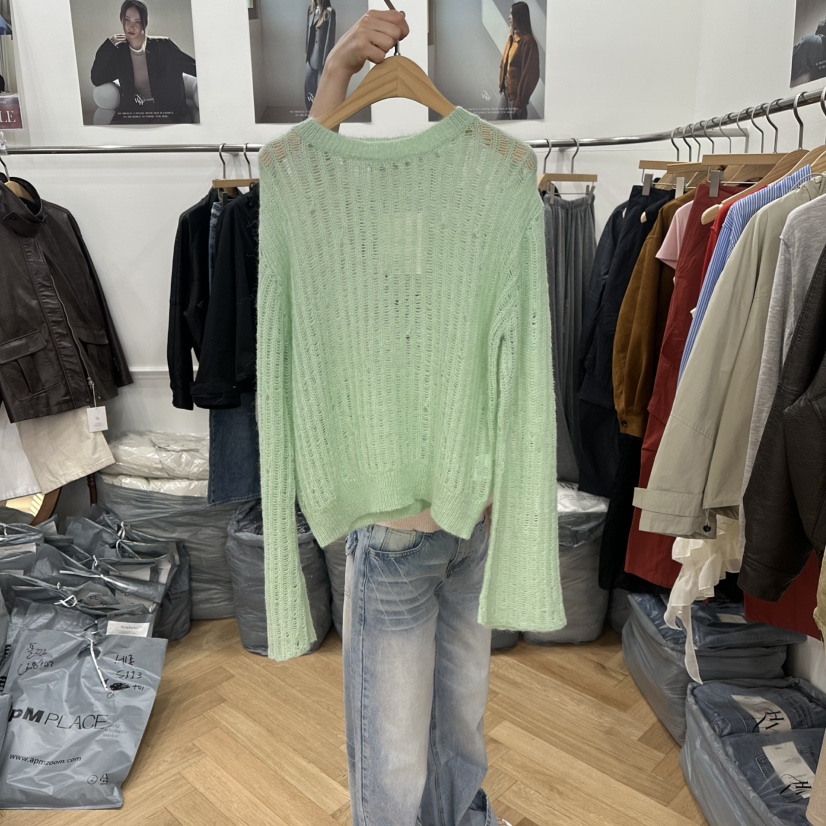 NOWHERE韓國直郵女裝新品職業休閑熱賣26春夏時尚人氣針織衫NOWHERE針織衫圖色2