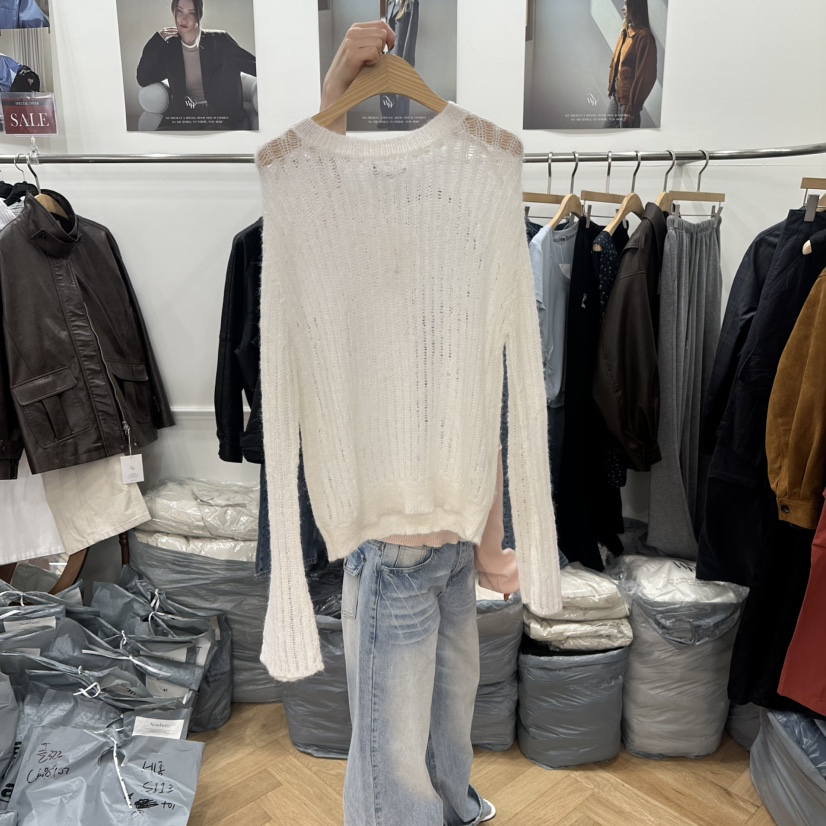 NOWHERE韓國直郵女裝新品職業休閑熱賣26春夏時尚人氣針織衫NOWHERE針織衫圖色4