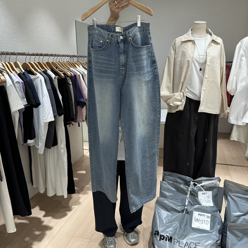 EPIC-S東大門直郵女士新款真品熱賣時尚人氣推薦休閑牛仔褲EPIC-S牛仔褲圖色1