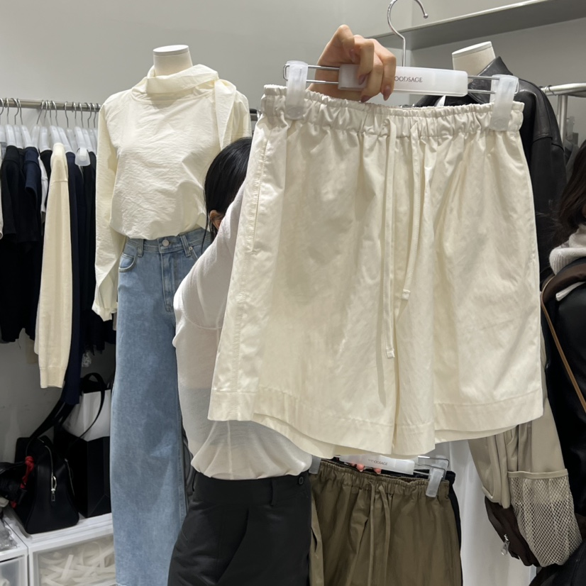 WOOD SAGE韓國直郵女裝新款職業推薦真品人氣休閑時尚短褲WOOD SAGE短褲圖色1