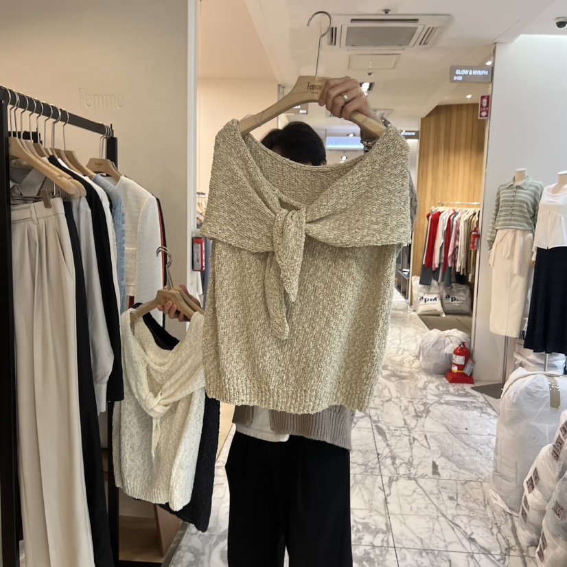 LA MAGIE FEMME韓國代購女士新品26春夏真品人氣針織衫Lamagie Femme針織衫圖色1