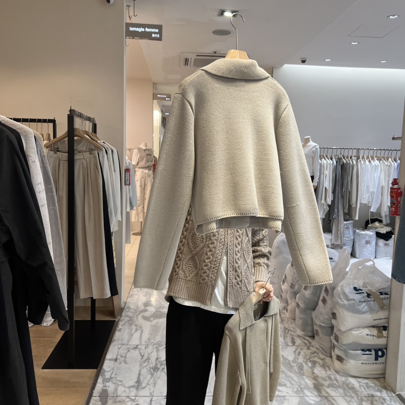 LA MAGIE FEMME東大門代購女士新品休閑職業推薦時尚夾克Lamagie Femme夾克